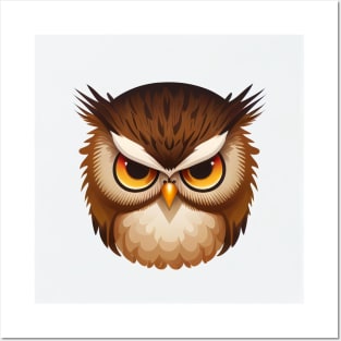 Angry Owl Posters and Art